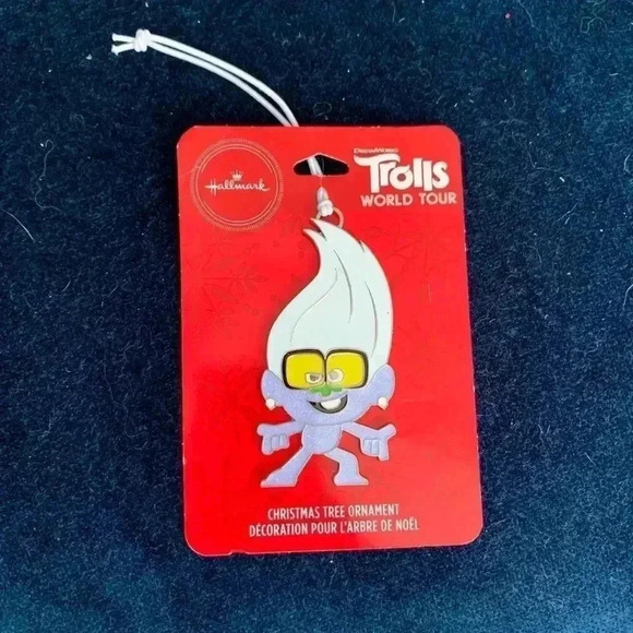 2 Pc Hallmark Troll Ornament Set - Picture 3 of 4